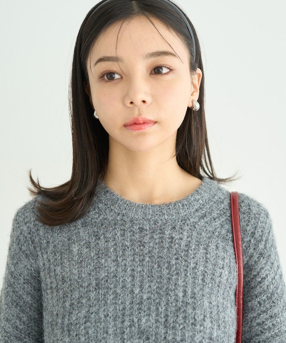 earth music&ecology ふわふわＭＩＸヤーンチュニック 