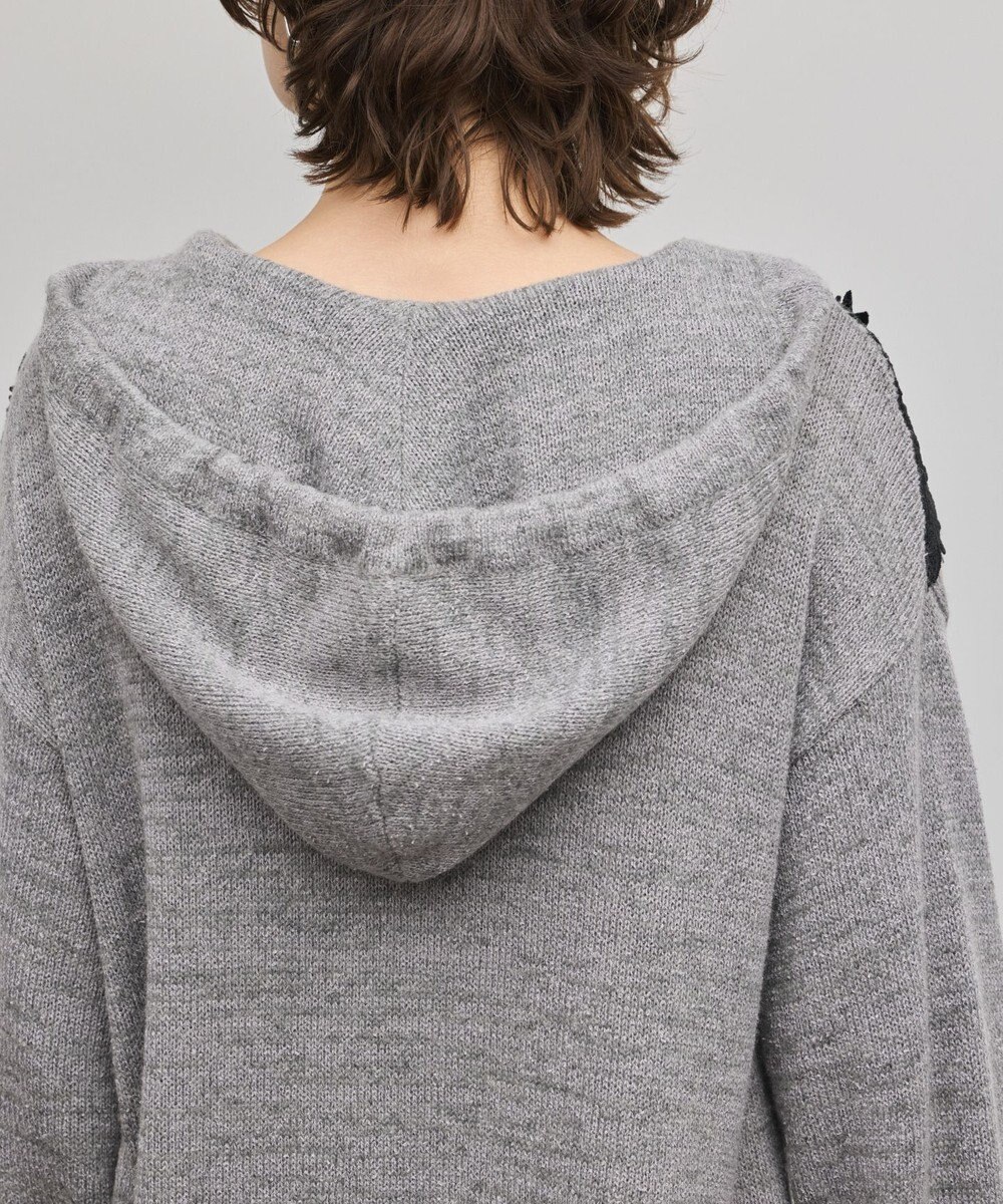 GRACE CONTINENTAL ケミカルレースニットワンピース 