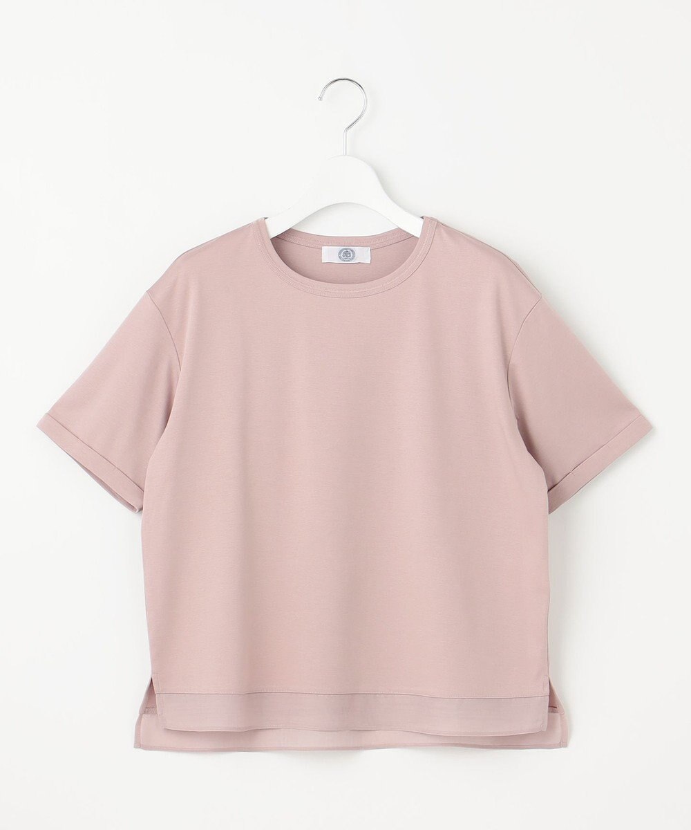 J.PRESS LADIES L 【接触冷感】コットンスムース カフス袖 カットソー 