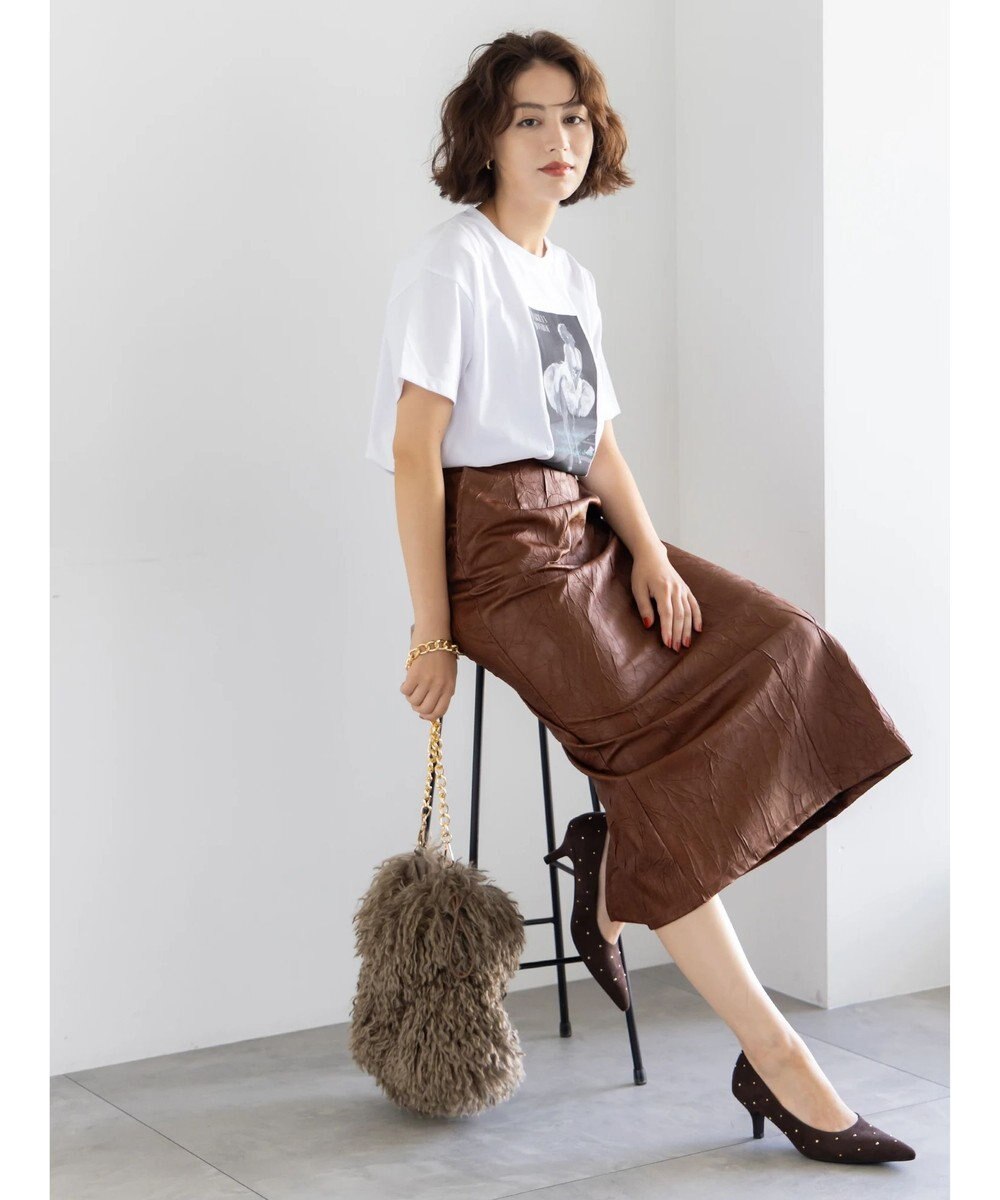 Te chichi マリリンモンローシネマフォトTシャツ 