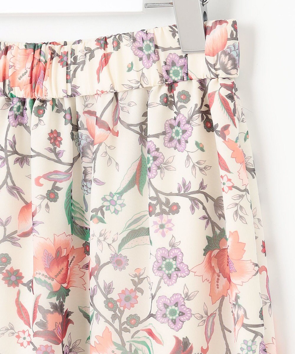 自由区 L 【カタログ掲載・洗える】マラケシュフラワープリント スカート 