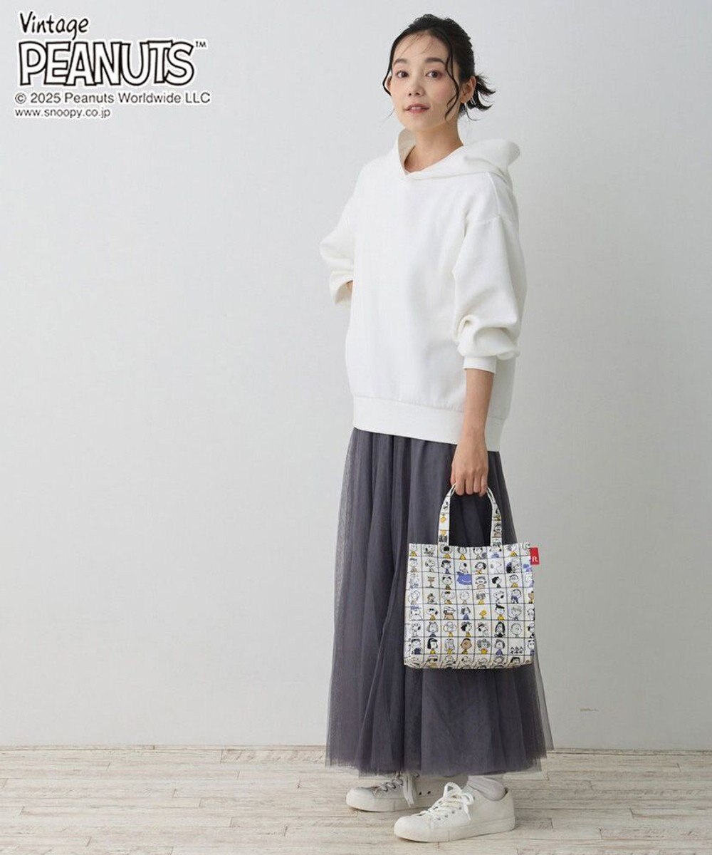 ROOTOTE 8431【スヌーピー】IP.スクエア.ラミネート.ピーナッツ-0L 