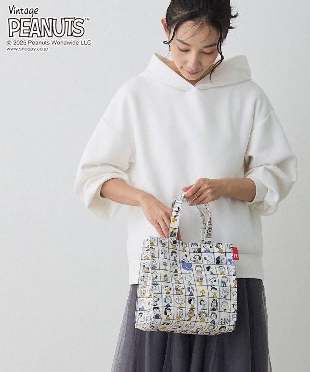 ROOTOTE 8431【スヌーピー】IP.スクエア.ラミネート.ピーナッツ-0L 
