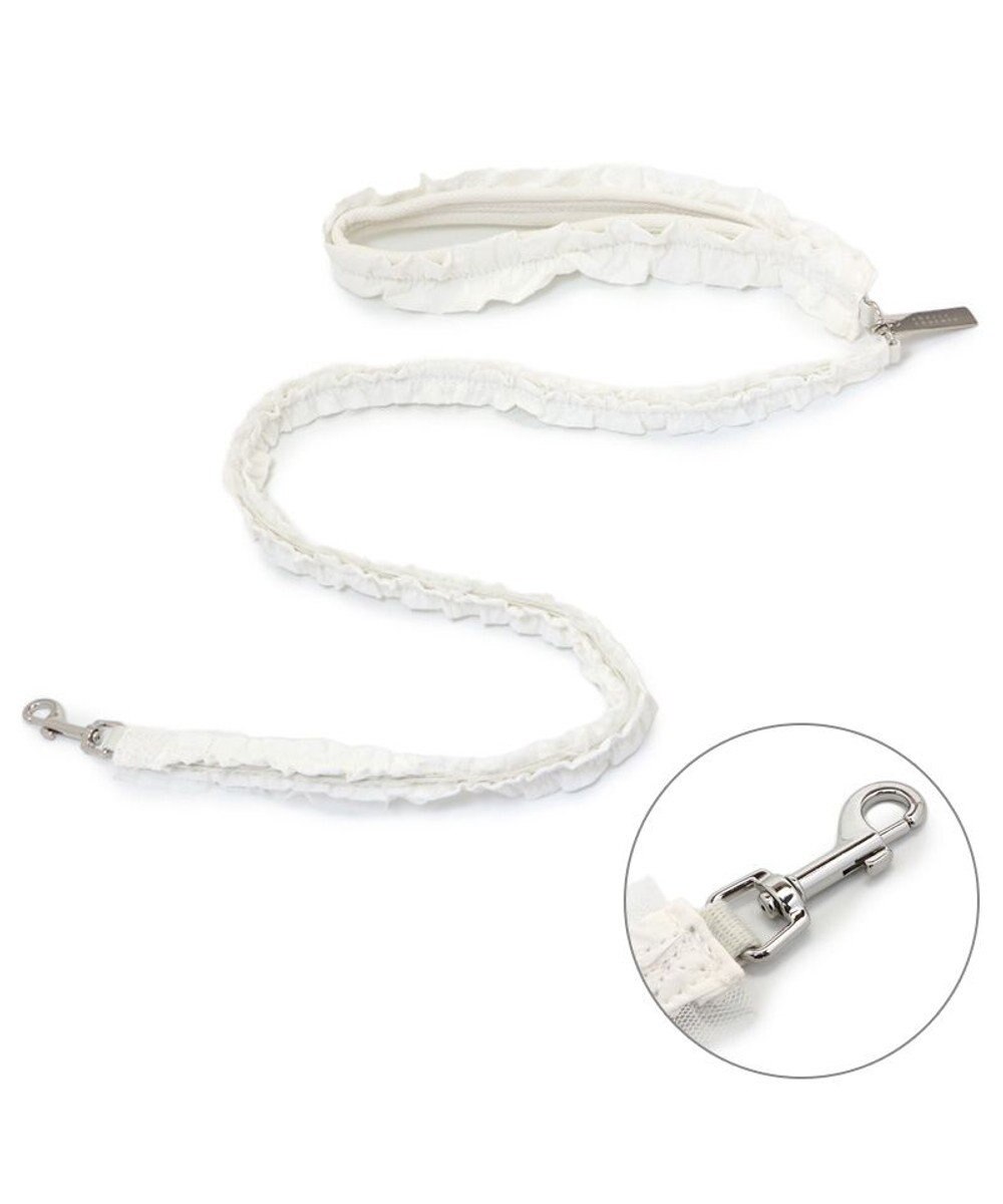 PET PARADISE cherircouture フリフリリード 《ホワイト》ＳＳ～Ｓ  小型犬 