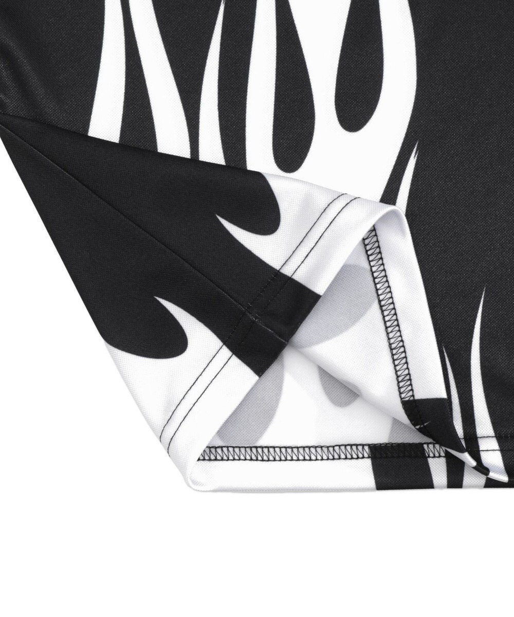 WEGO 【ユニセックス着用ITEM】ファイヤーパターンゲームロゴT（長袖） 