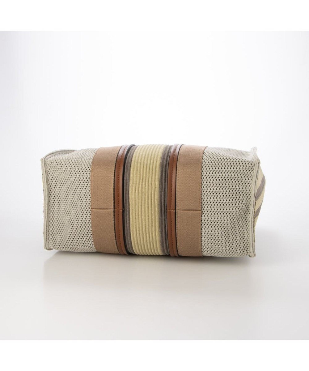 UNBILLION カシュカシュ cachecache / マルチカラーストライプ2wayスクエアトート 