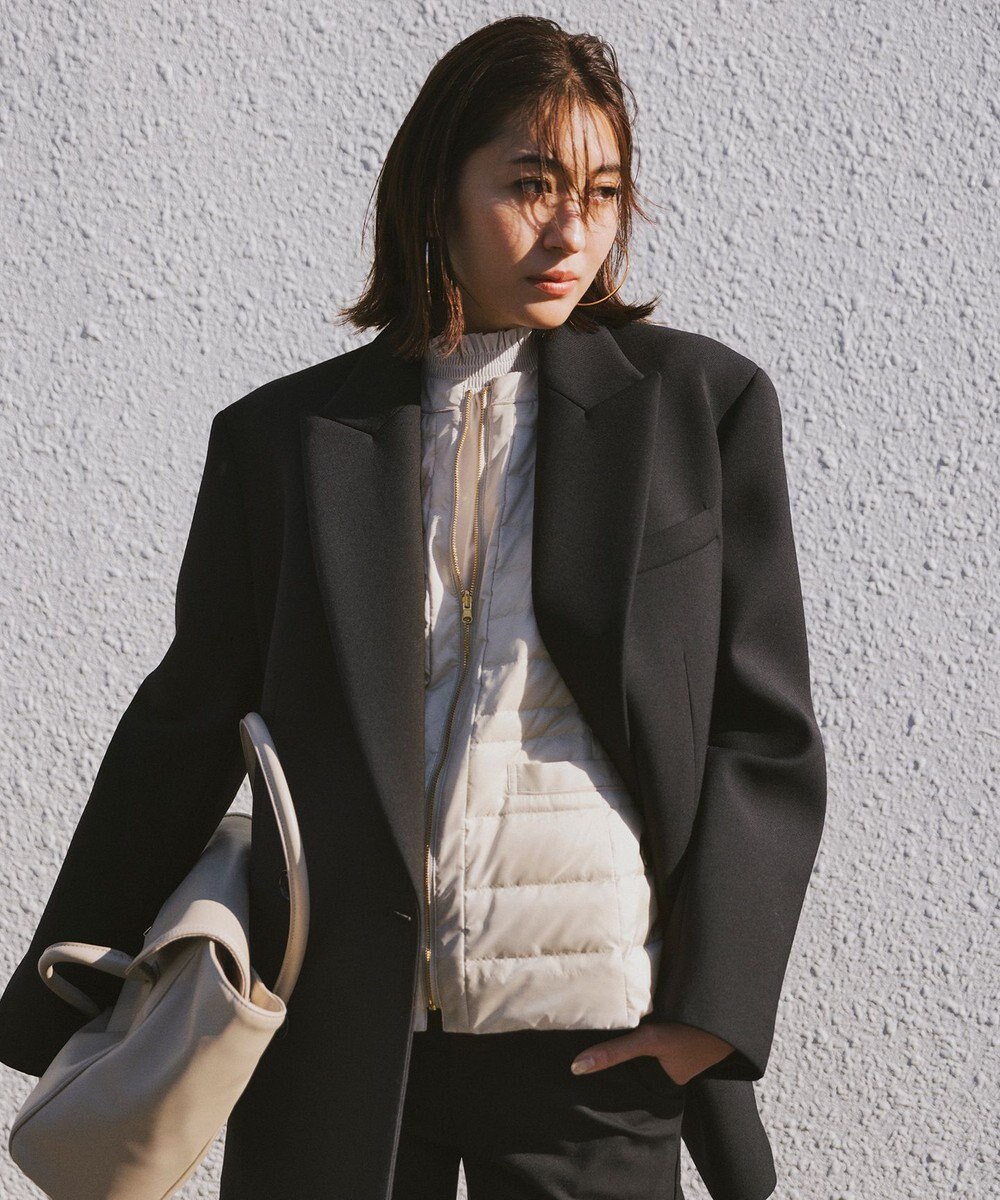 自由区 S 【洗える】リバーシブルライトダウン ジャケット 