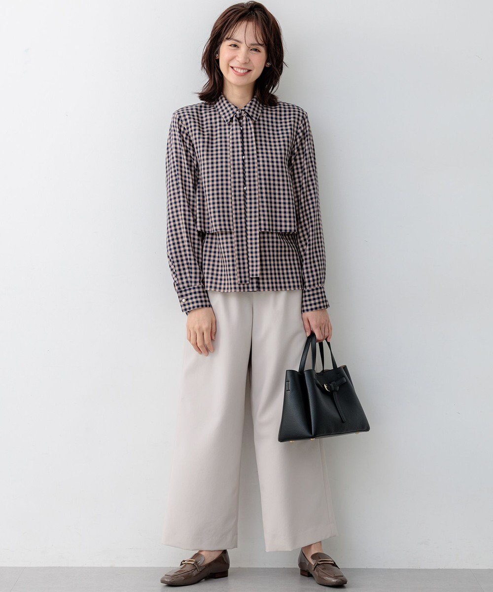 組曲 シュットクロスワイド パンツ 