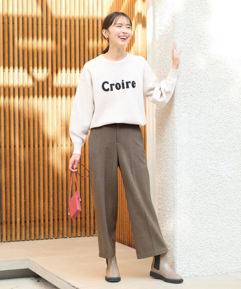 ANY 【ウエストゴム/ストレッチ/裏起毛】シークレットウォーム　ワイド 