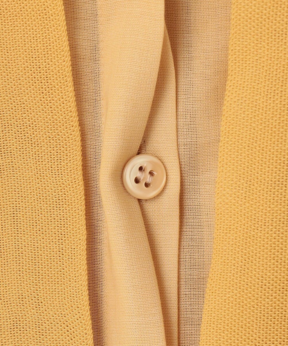 BEIGE， 【洗える】MOYE / シアーウールビックボウタイブラウス 