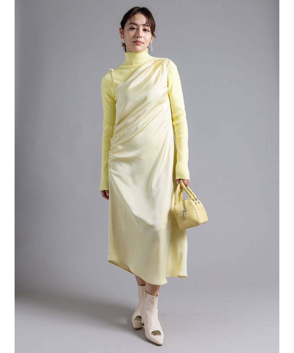 Te chichi 【Atelier Bonheur】サテンキャミドレス《2025winter catalog item》 