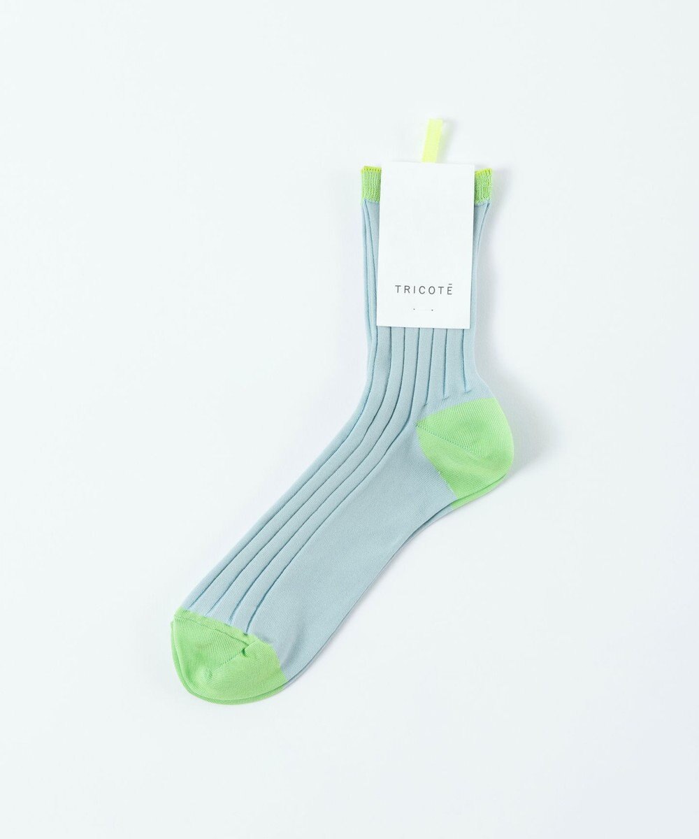 TRICOTE [MENSサイズ登場]　シースルーリブソックス 