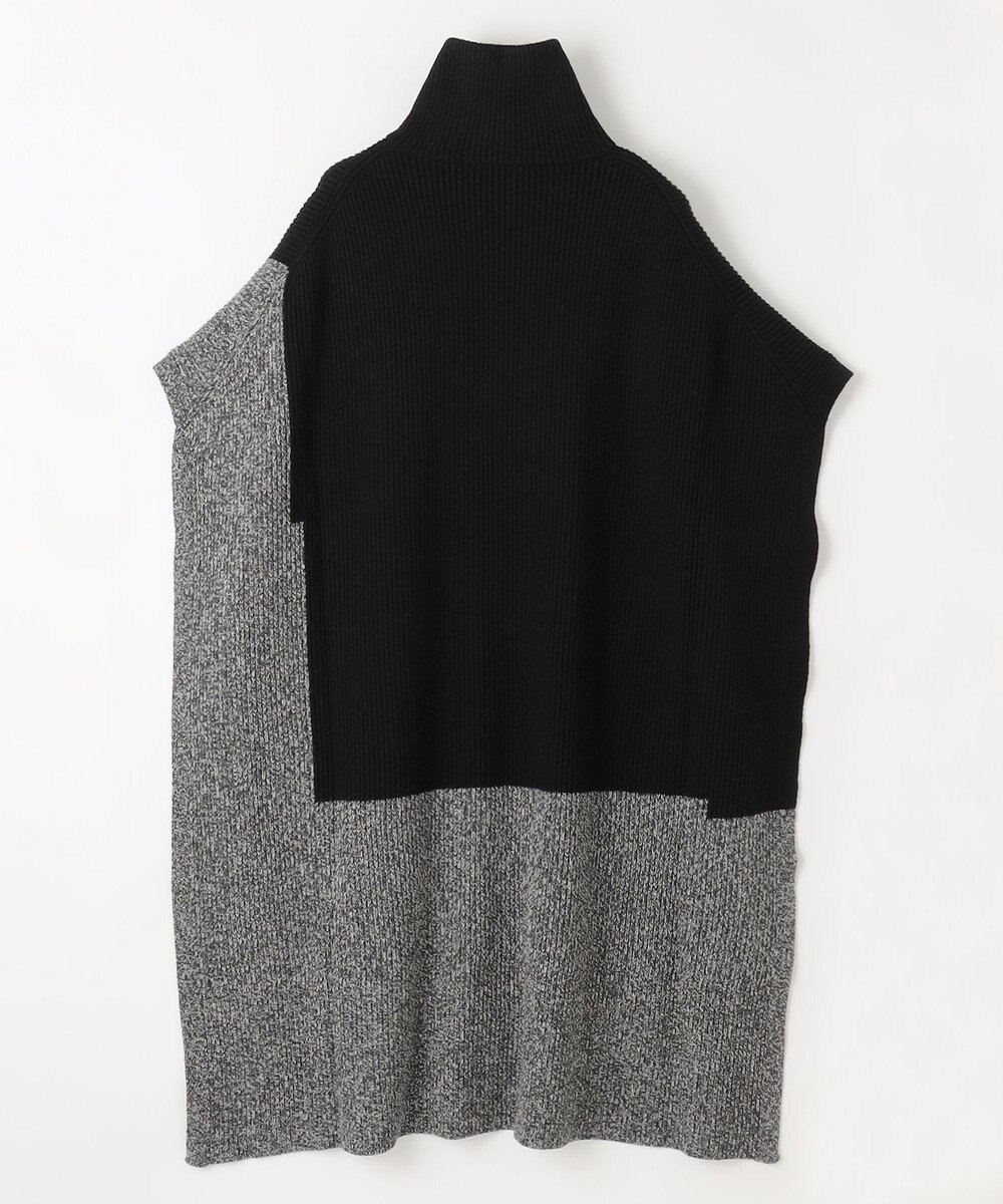 JOSEPH カーディステッチアニメーション　ハイネックポンチョ 