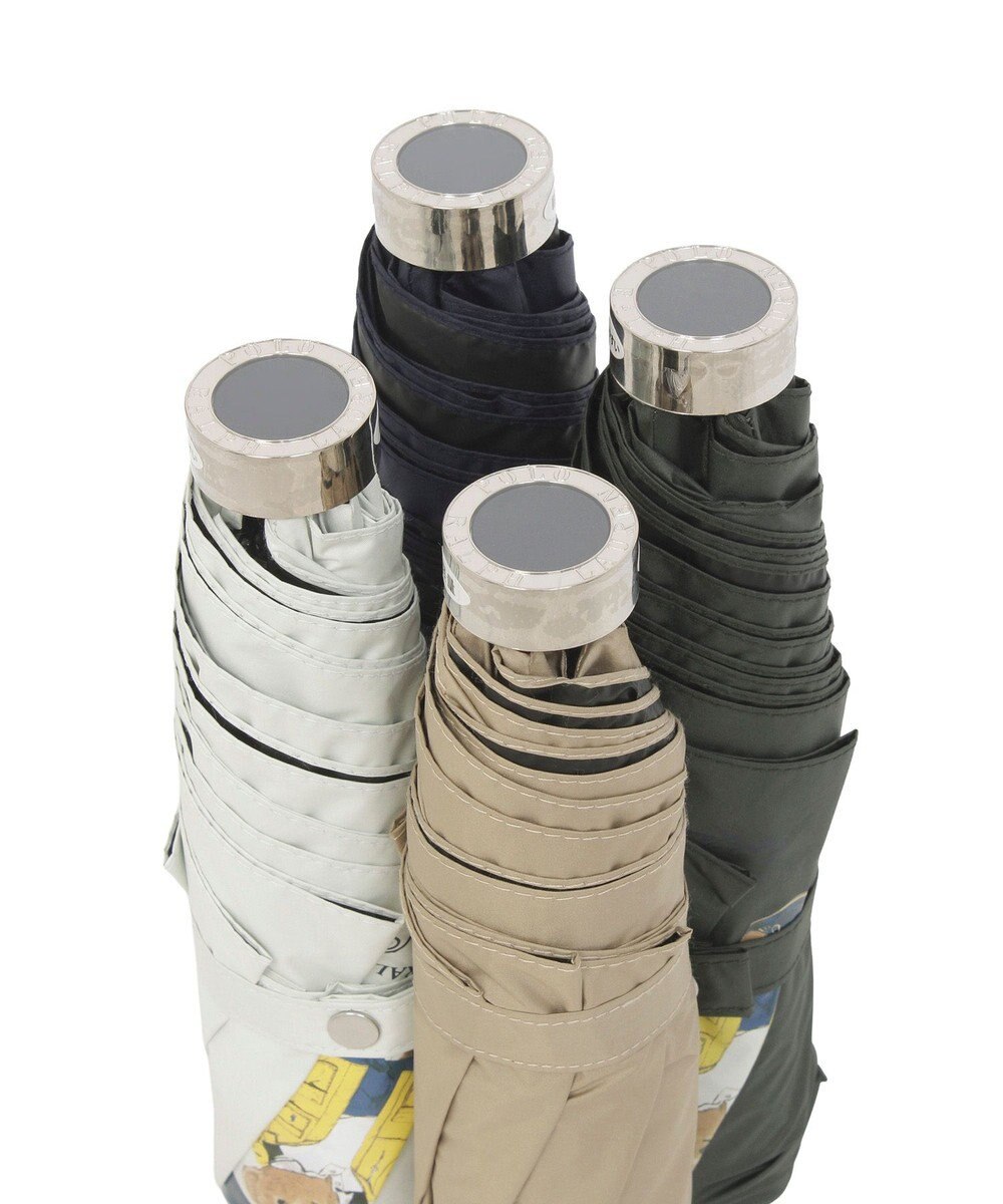 MOONBAT 【 遮光率100％/遮熱/UV/軽量】POLO RALPH LAUREN（ポロ ラルフローレン）晴雨兼用日傘  レインベア  折りたたみ傘 