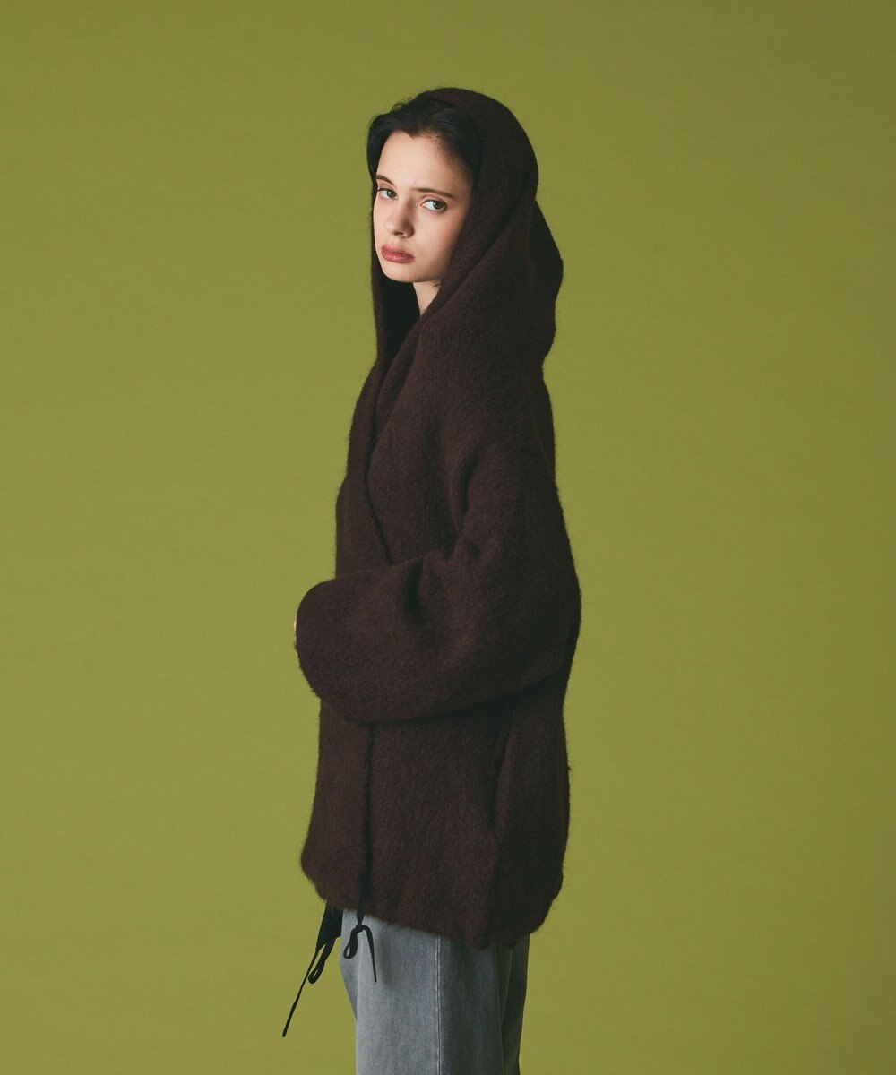 GRACE CONTINENTAL ストールアルパカカーディガン 