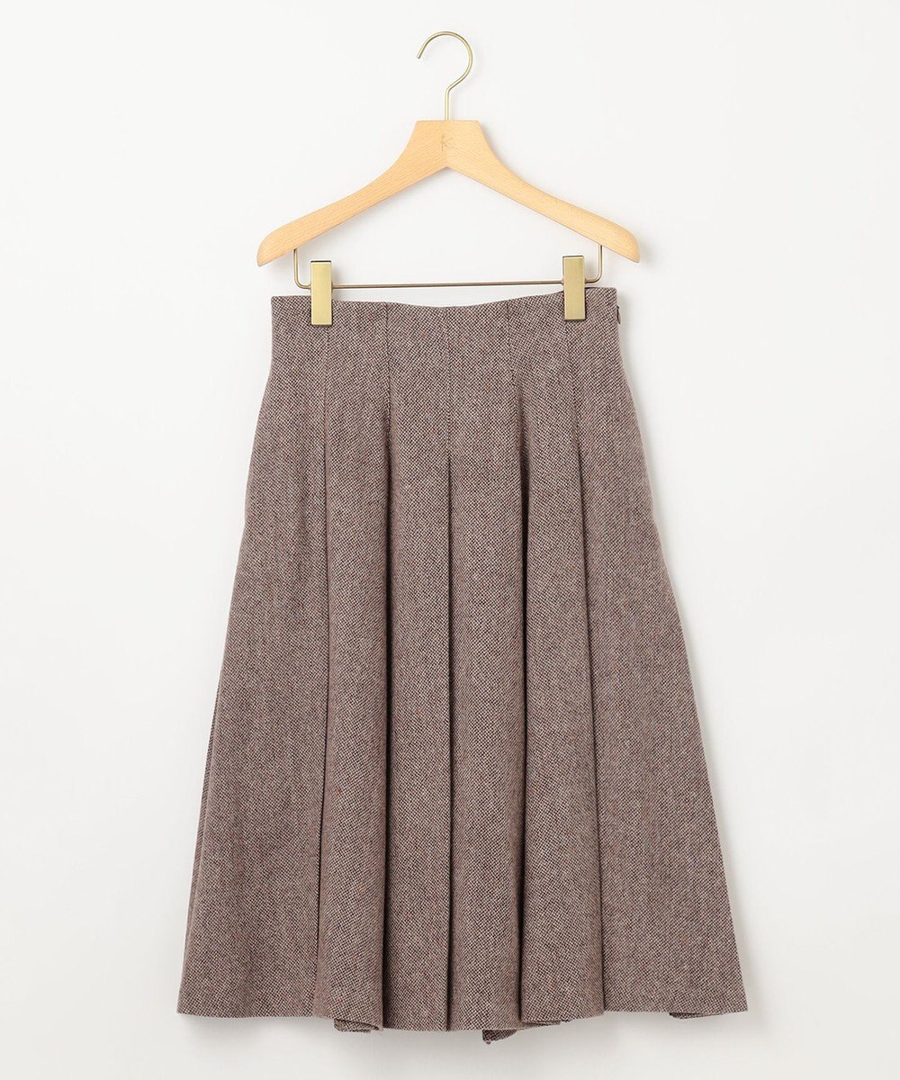 組曲 L 【WEB限定】ネコアシツィード プリーツスカート 