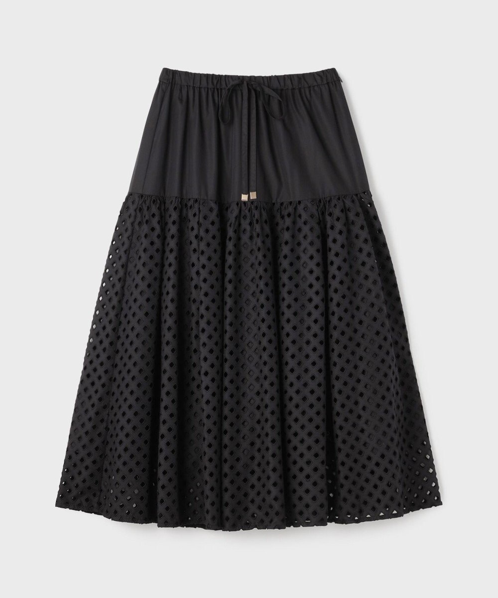 GRACE CONTINENTAL メッシュカットワークスカート 