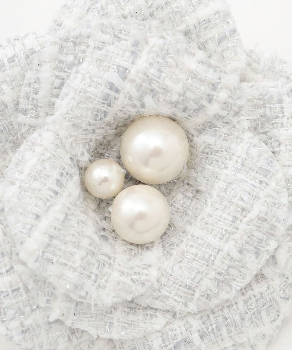 組曲 ツイードパールコサージュ 