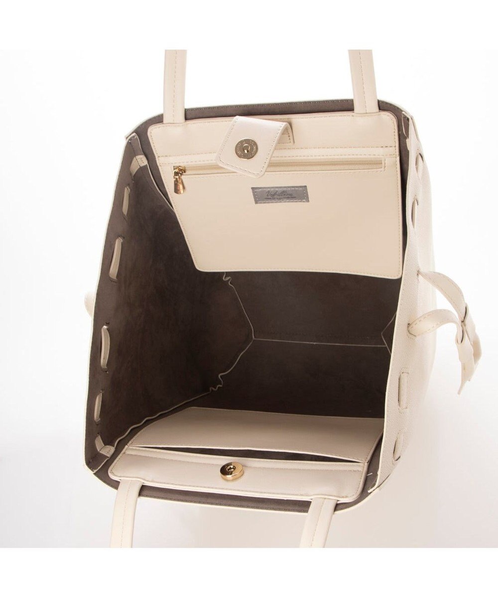 UNBILLION カシュカシュ cachecache / サイドドロストA4トートバッグ 