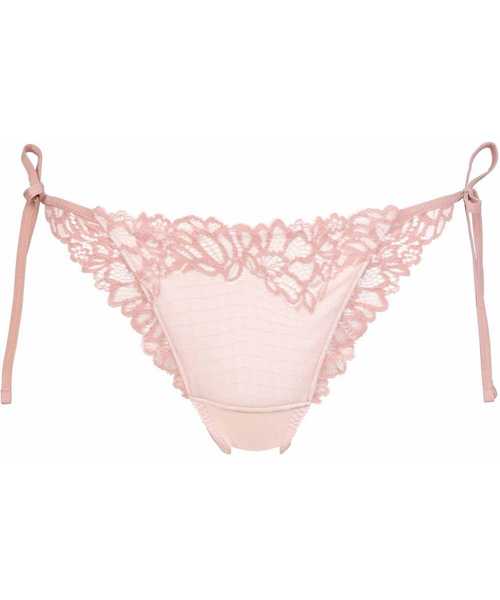 WACOAL Ｔバック ショーツ 【リボンブラ 脇すっきり】 BRB433とペア はきこみ丈あさめ バックのかぶりが広め ソング レディース PRA433 /ワコール 