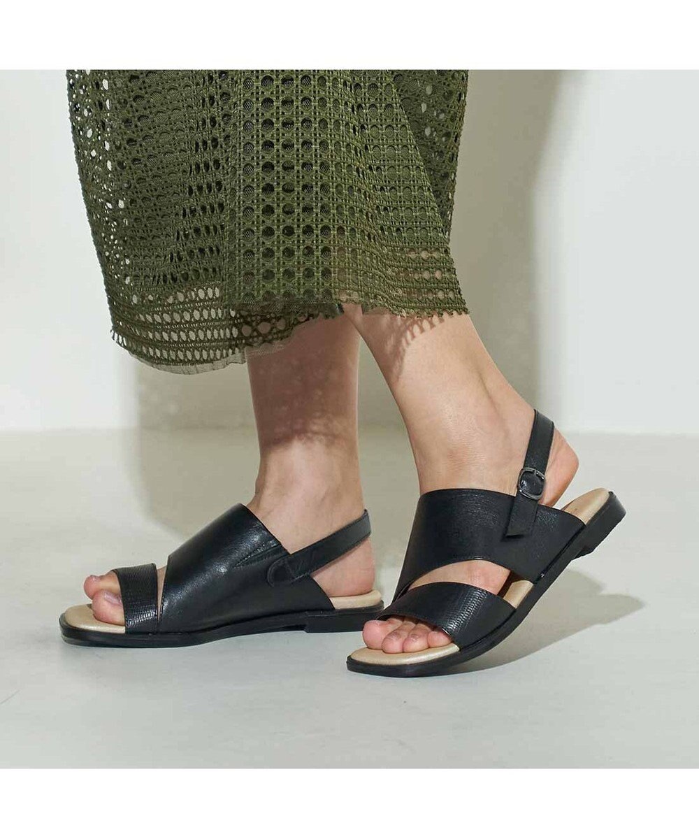 ing <ing>【WEB限定】【３E】ダブルベルトサンダル 