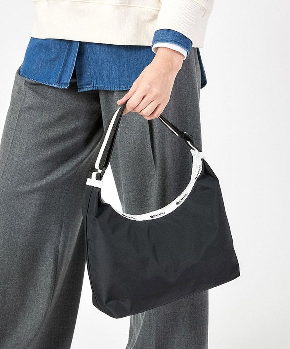 LeSportsac CRESCENT SHOULDER BAG/スペクテイターブラック 