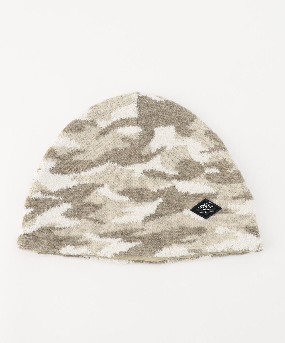 JOSEPH ABBOUD MOUNTAIN 【UNISEX】ラムウール×モールカモフラージュ ニットキャップ 
