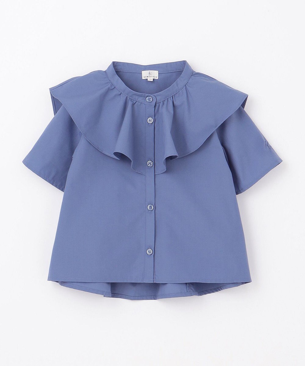 組曲 KIDS 【110-140㎝】パピヨンラッフル ブラウス 