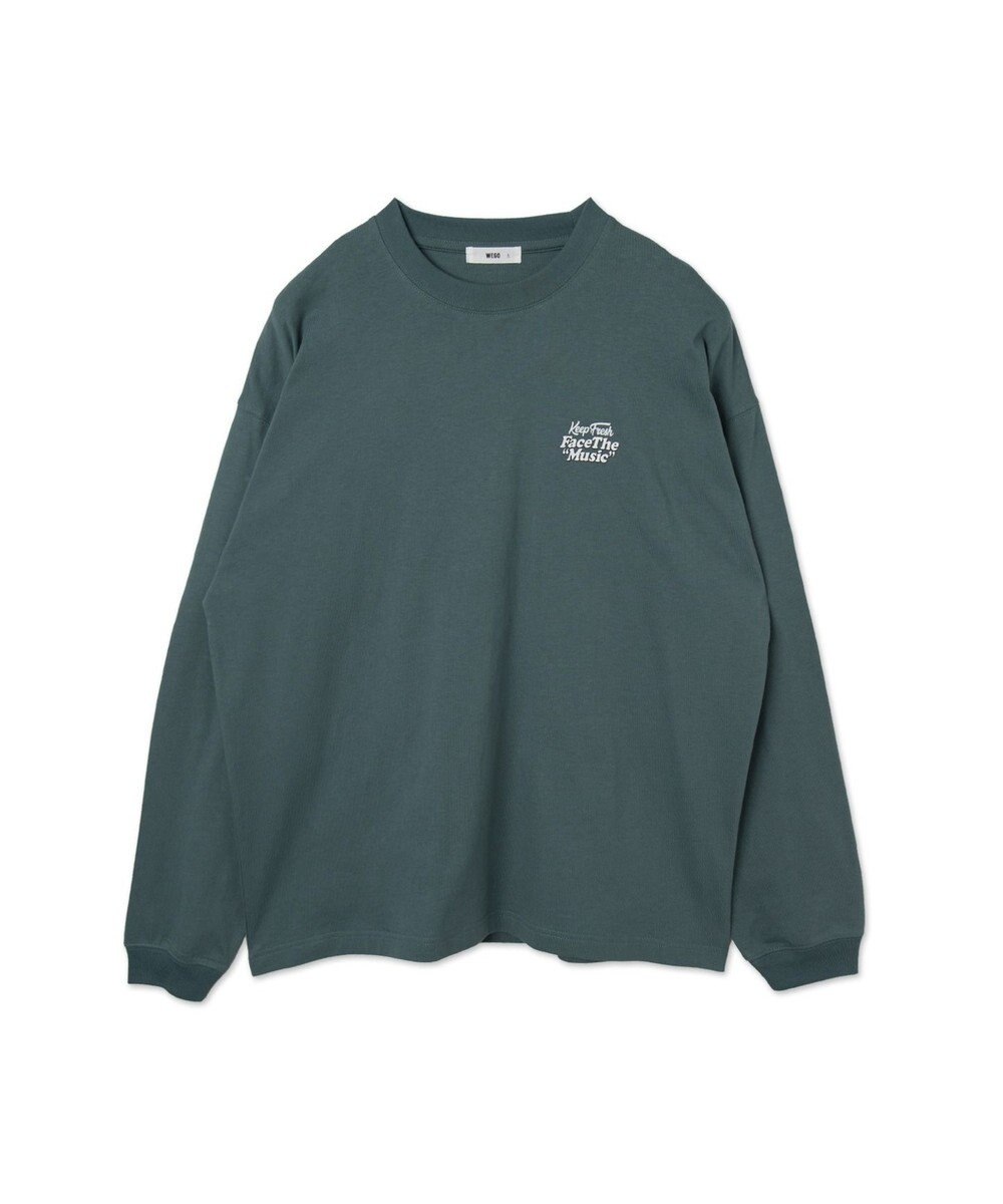 WEGO 【ユニセックス着用ITEM】フロッキーロゴBIGロンT（LS） 