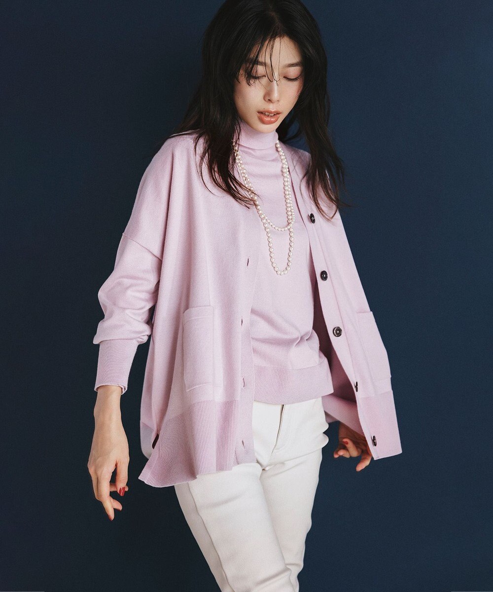 組曲 S ルーズフィットタートル ニット 