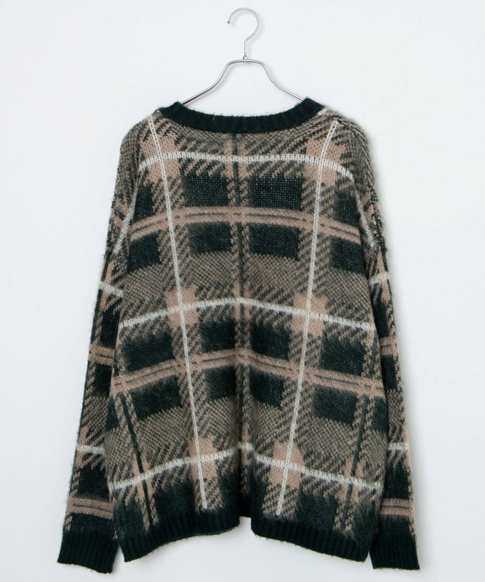 WEGO モヘアライク総柄BIGプルオーバー 