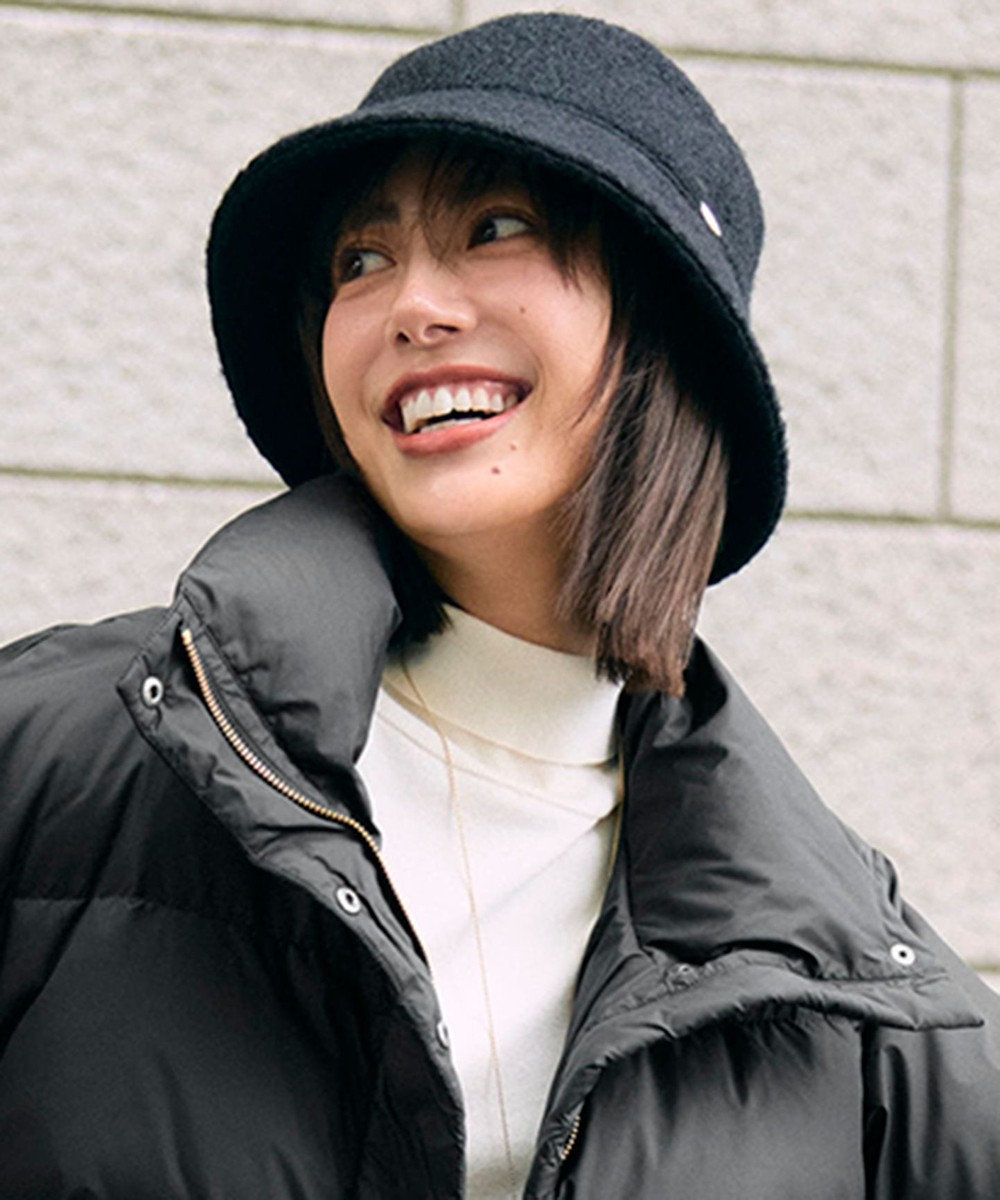 23区 【見上愛さん着用】プードルボア バケットハット 