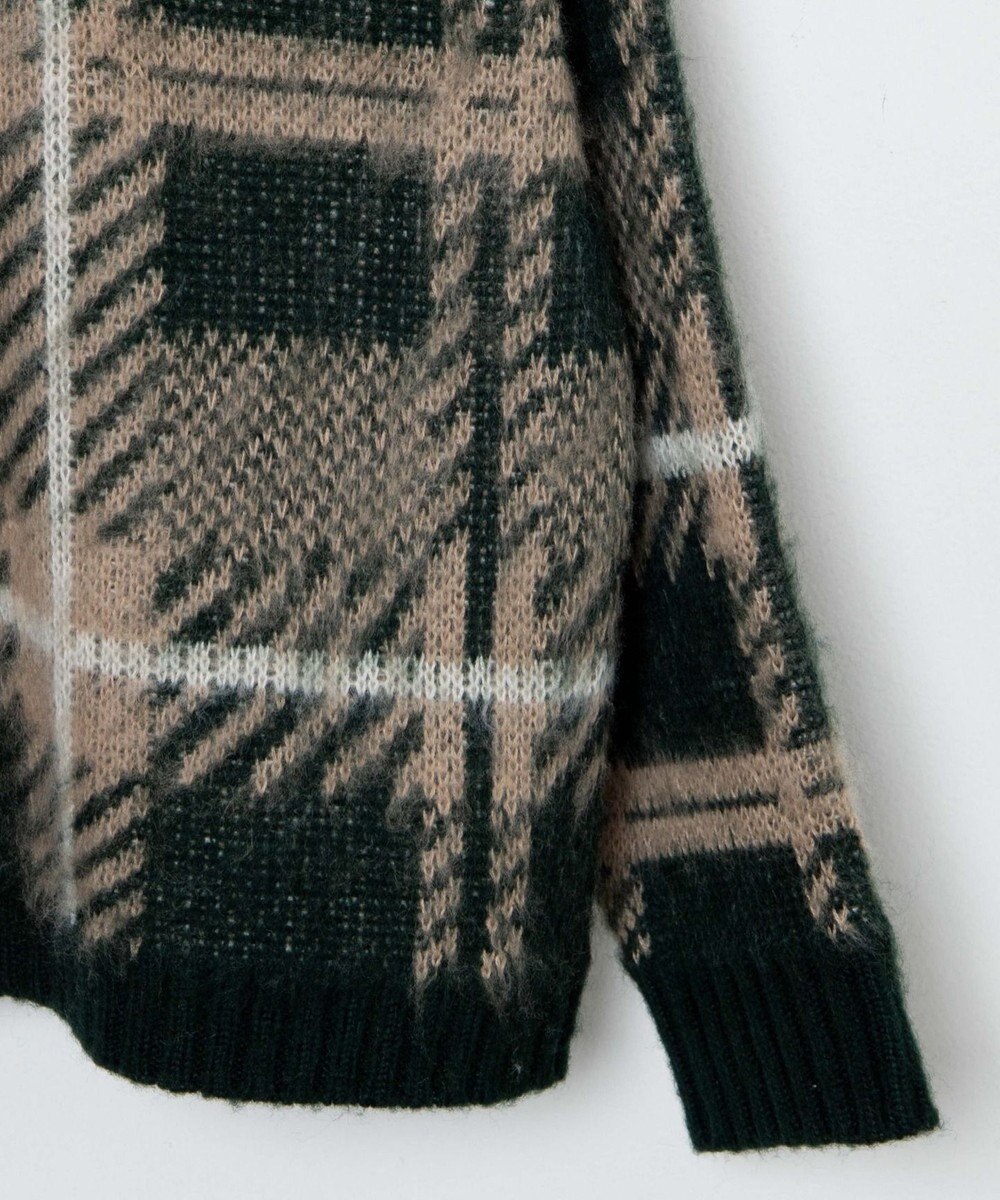 WEGO モヘアライク総柄BIGプルオーバー 