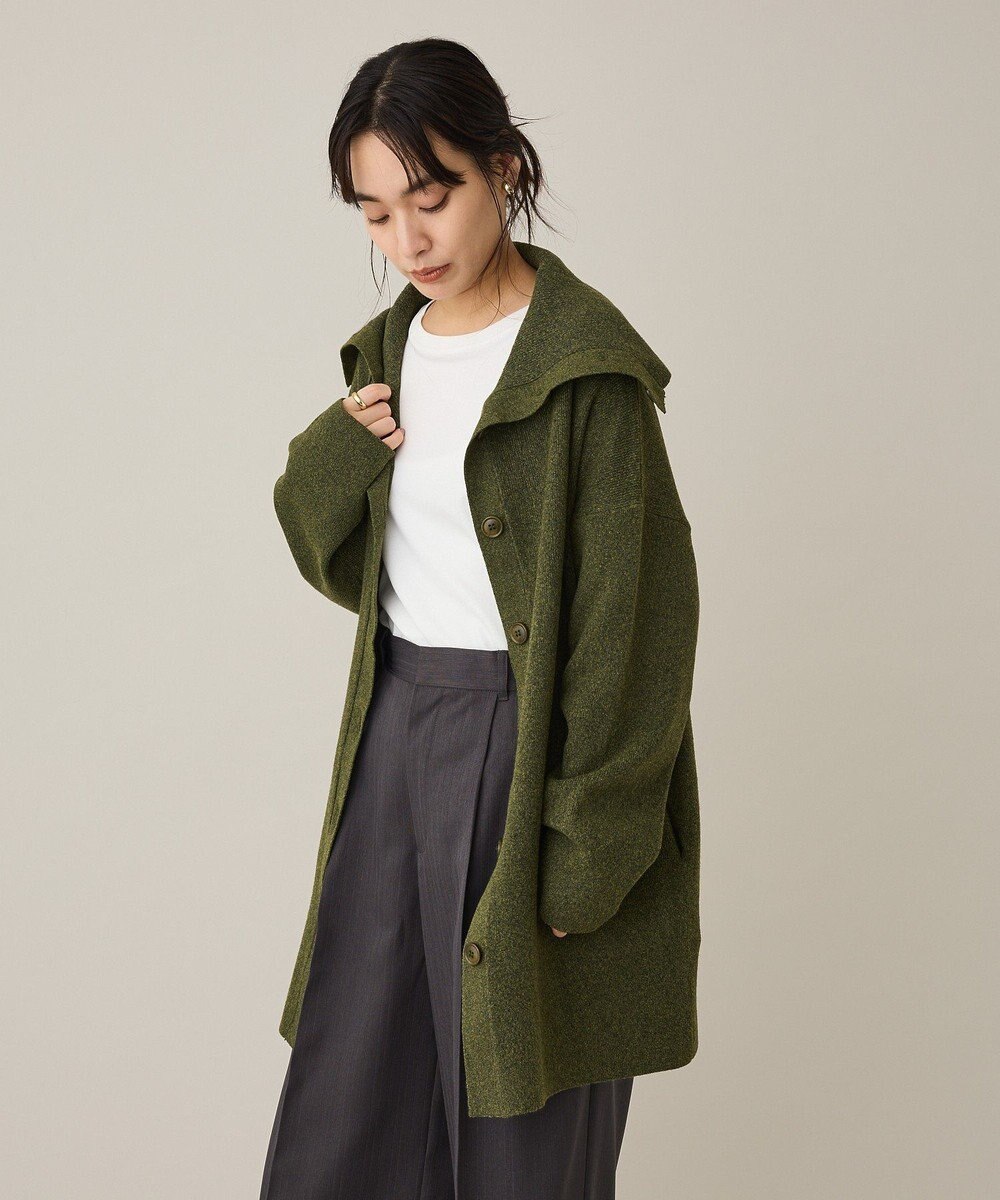 CRAFT STANDARD BOUTIQUE ビックカラーコーディガン 