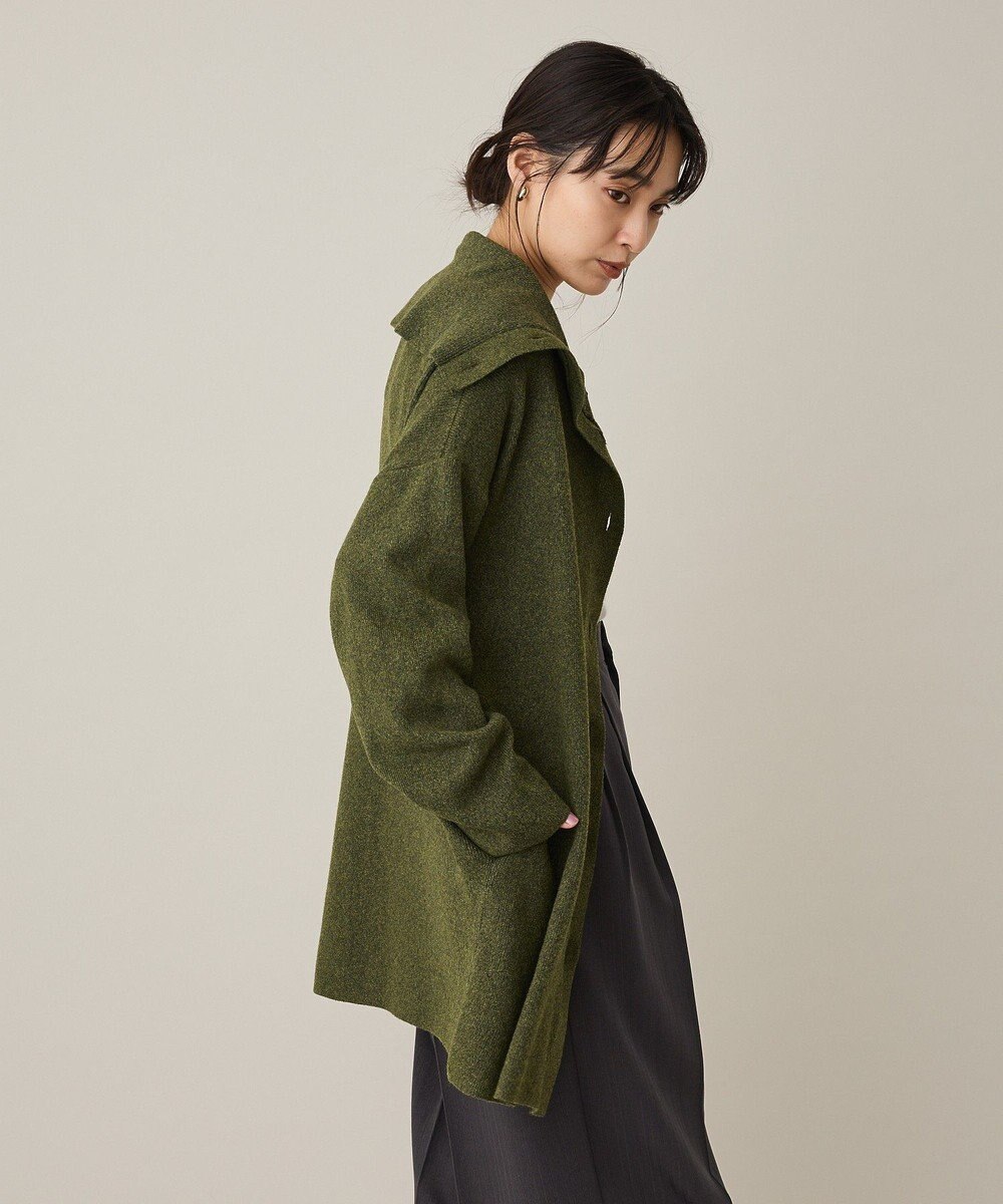 CRAFT STANDARD BOUTIQUE ビックカラーコーディガン 