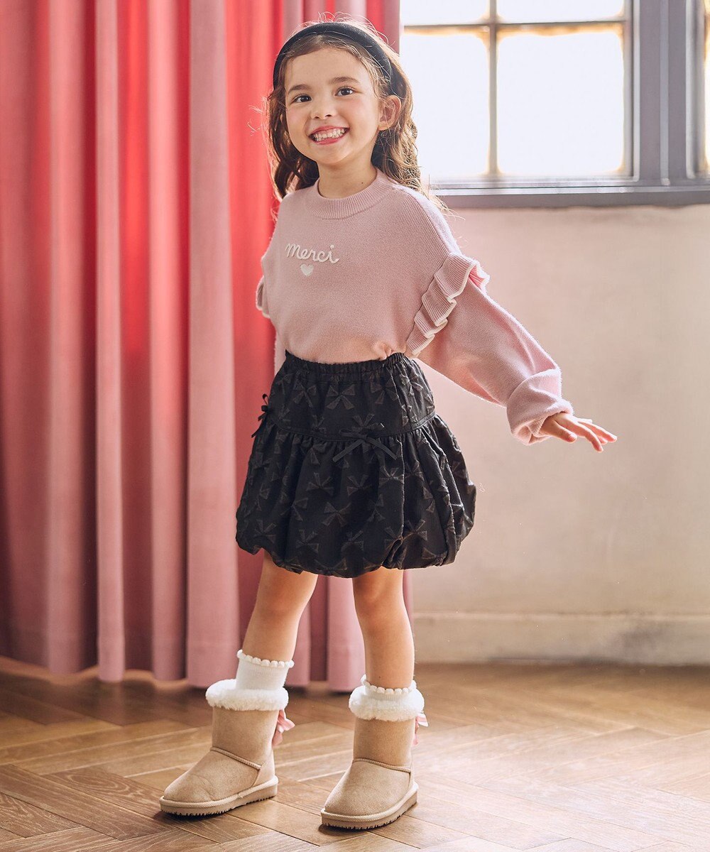 ANY KIDS リボン バルーンスカート 