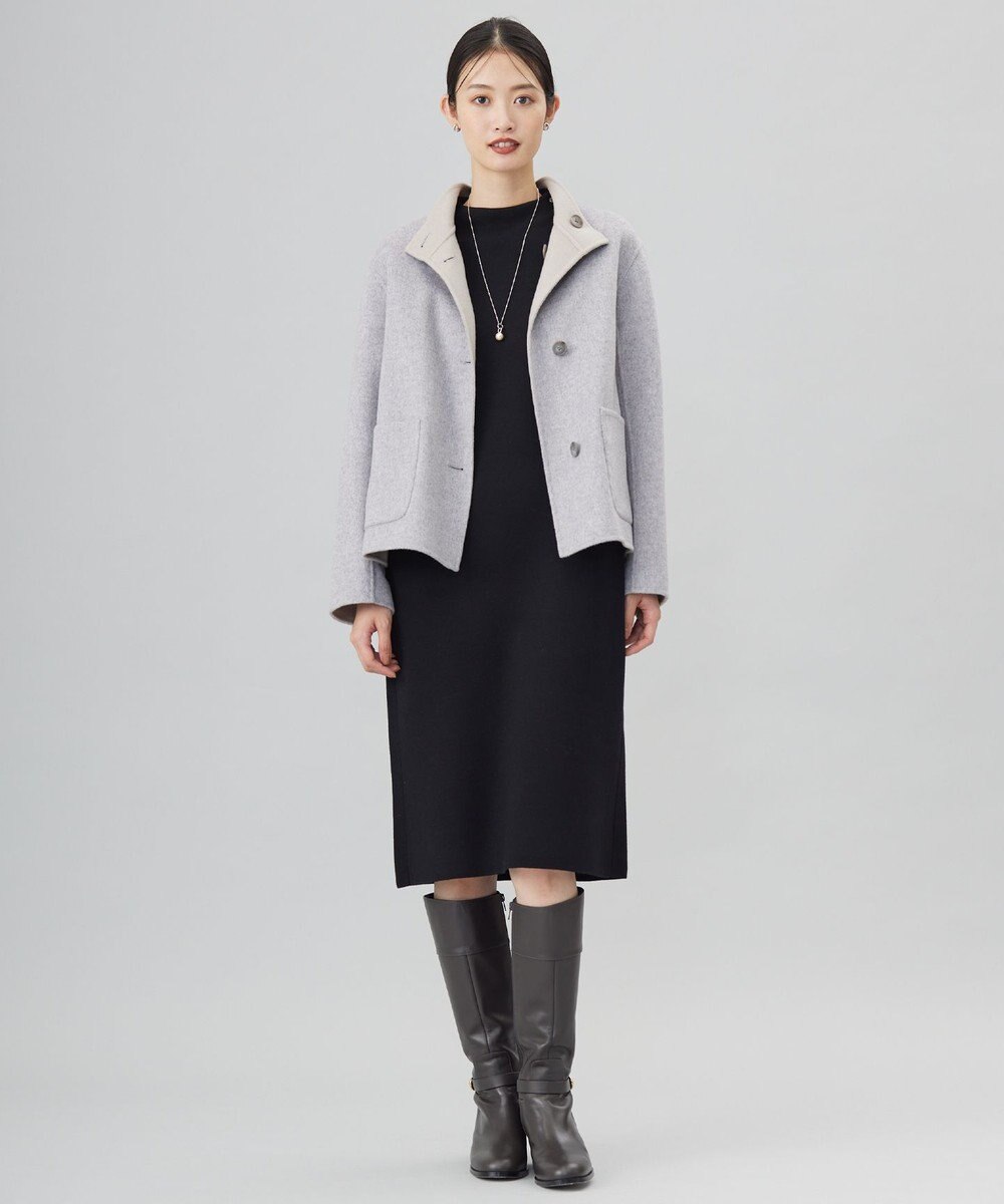 J.PRESS LADIES リングデザインパール ネックレス 