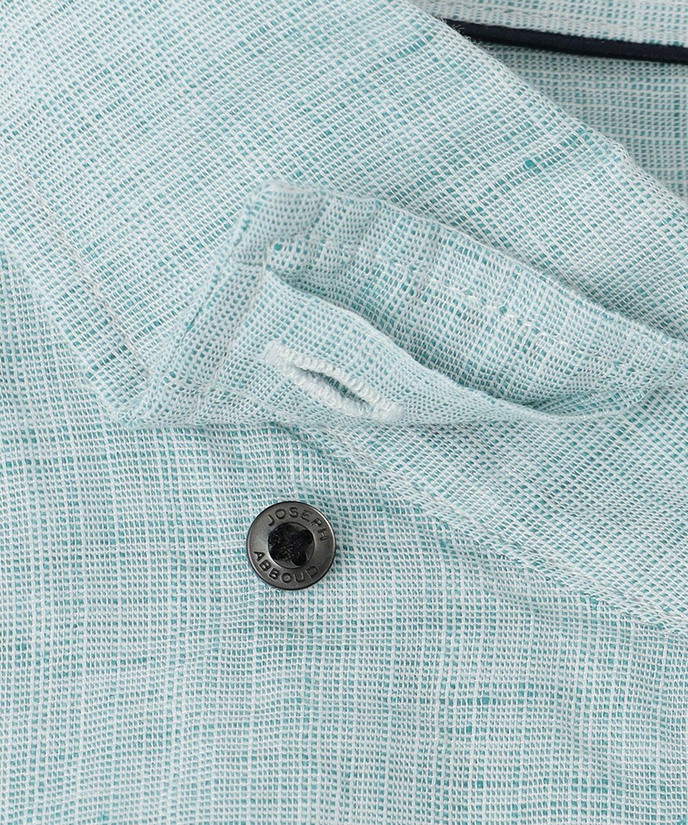 JOSEPH ABBOUD 【キングサイズ・カラー豊富/サステイナブル】リヨセルリネンサッカーシャツ 