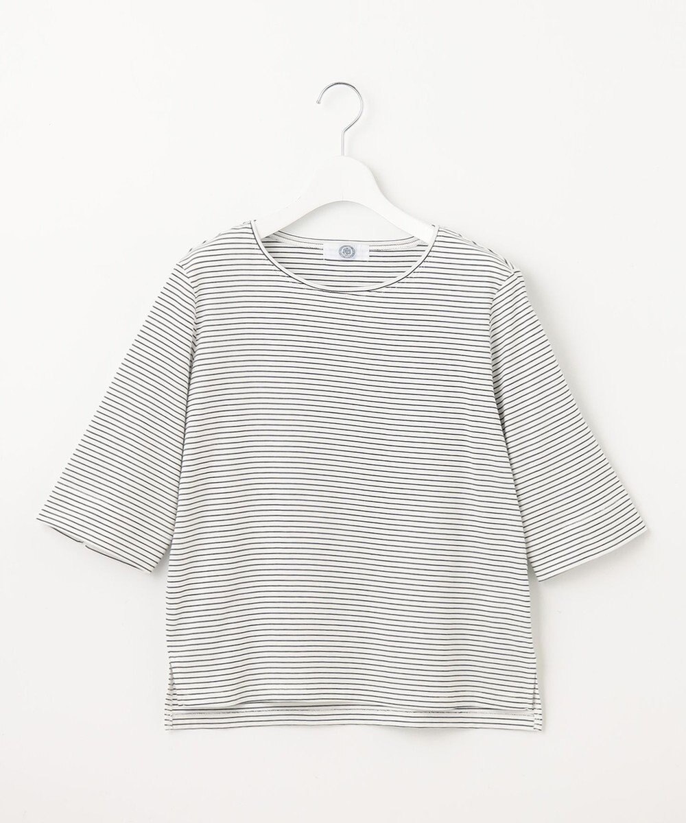 J.PRESS LADIES L スムースジャージー ボーダー カットソー 