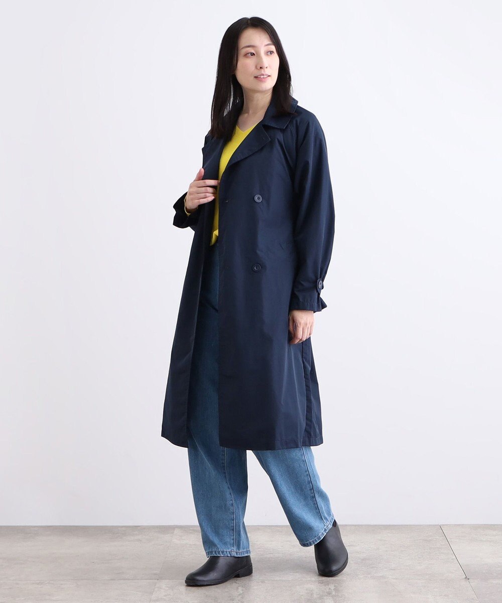 MOONBAT 【撥水】LIGNAGGIO ベルト付トレンチコート 