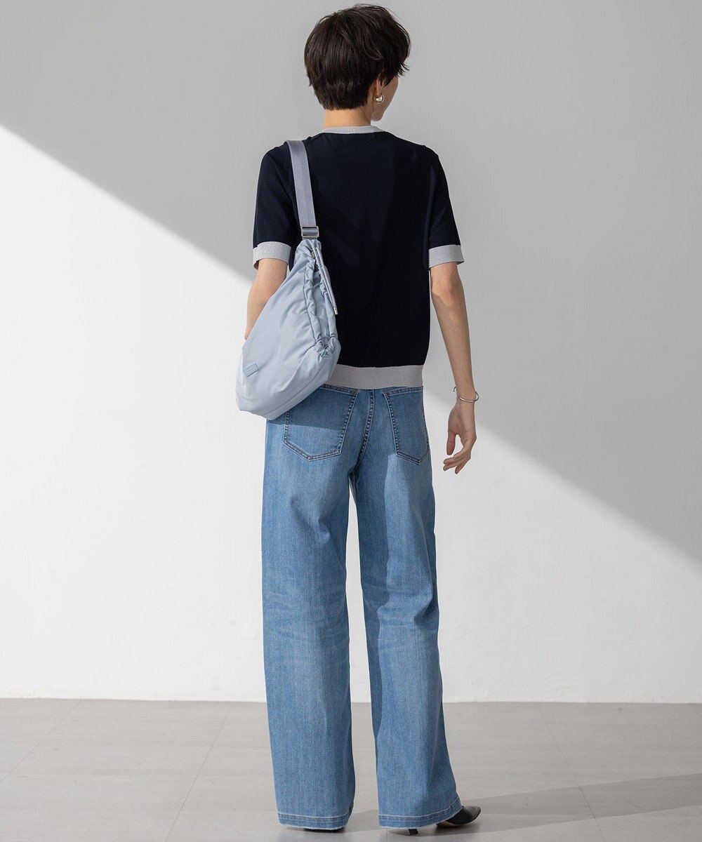 23区 【接触冷感】23区DENIM サマー ストレート ワイド パンツ 