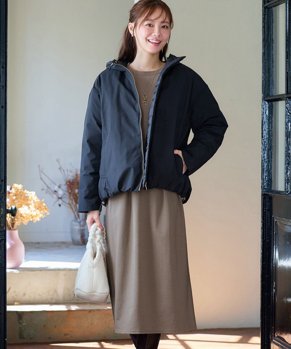 Tiaclasse L 【吸水発熱 / 静電気防止】ポンチタックワンピース 