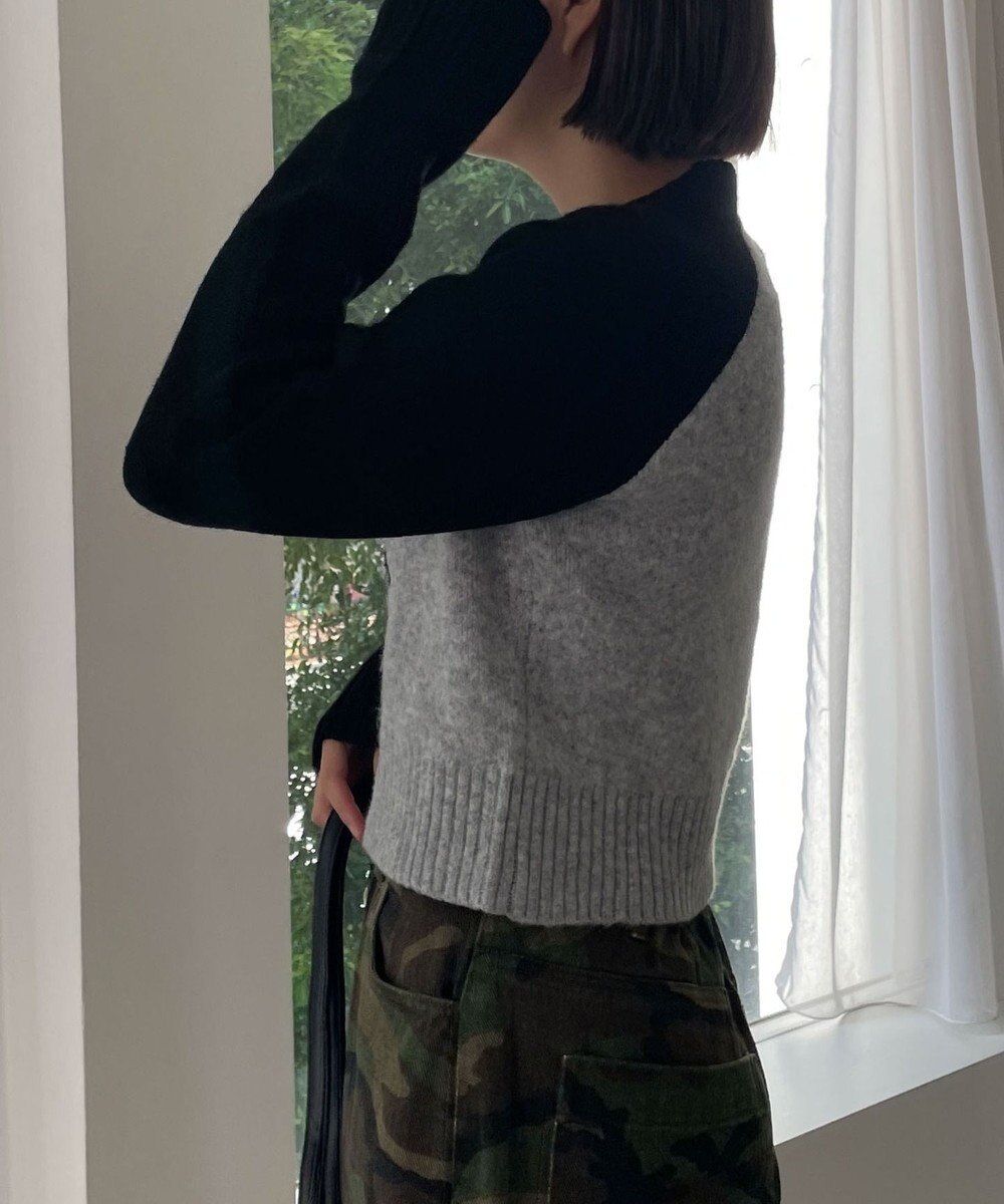 WEGO フラッフィーグラフィックちびニット 