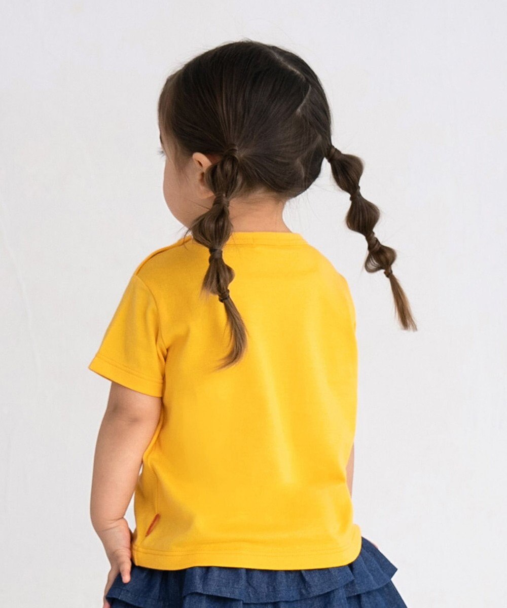 MIKI HOUSE HOT BISCUITS 【80-120cm】 バンダナ柄 ワッペン 半袖Tシャツ 