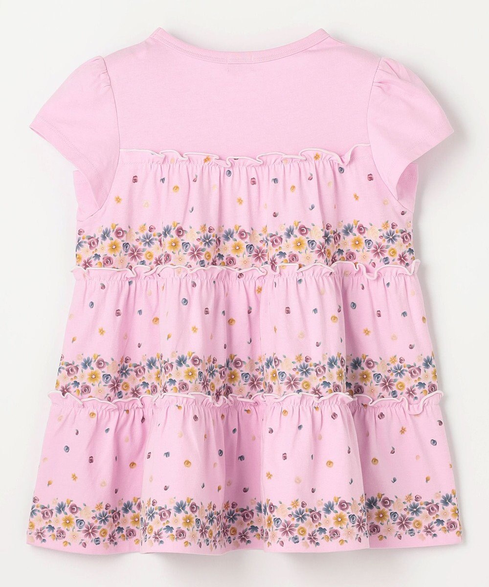 組曲 KIDS 【110-140㎝】ティアードフラワー チュニック 