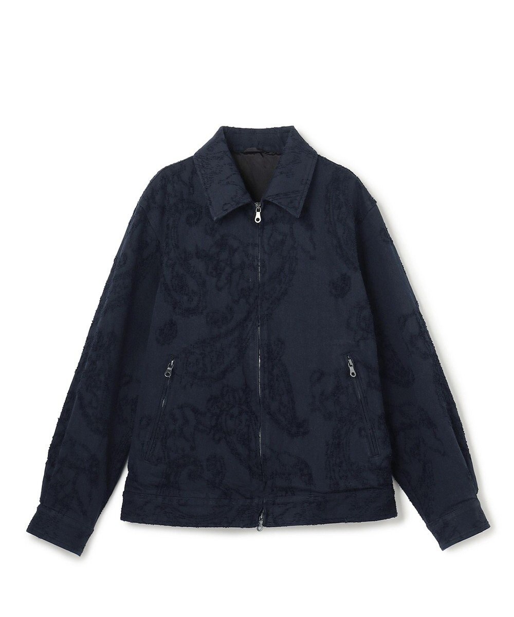 JOSEPH HOMME 【HIGH GRADE LINE】ワラカットエンブロイダリー　ジップアップブルゾン 