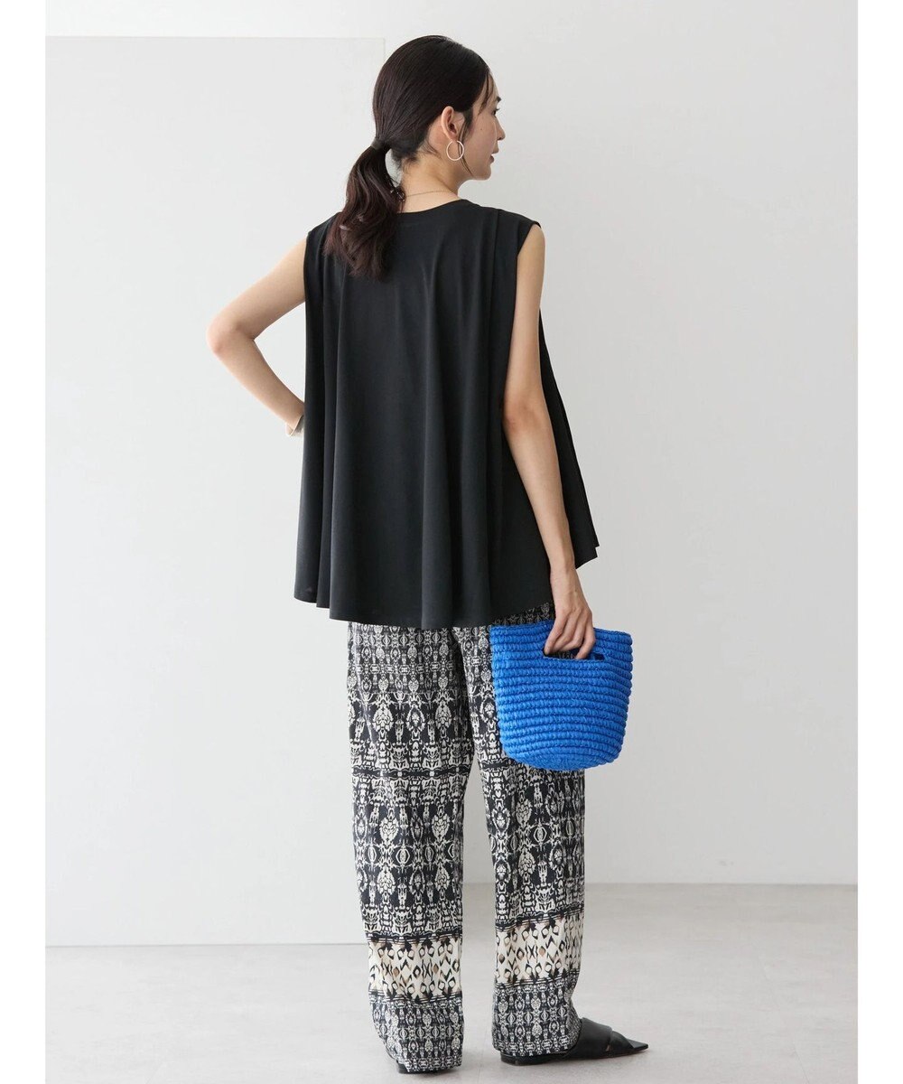 AMERICAN HOLIC 接触冷感バックフレアノースリーブプルオーバー 