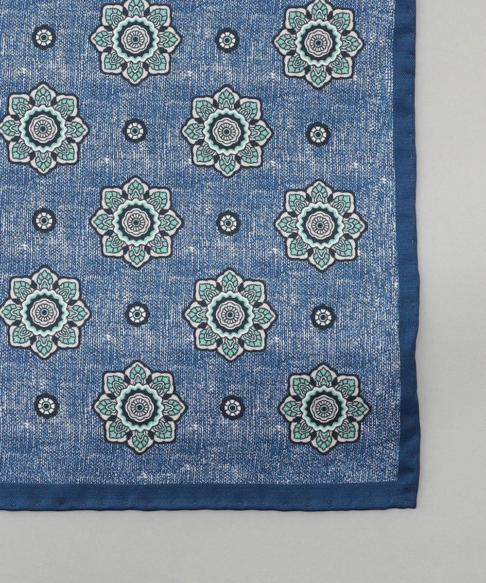 GOTAIRIKU 日本製【シルク100％】オリジナル柄チーフ 