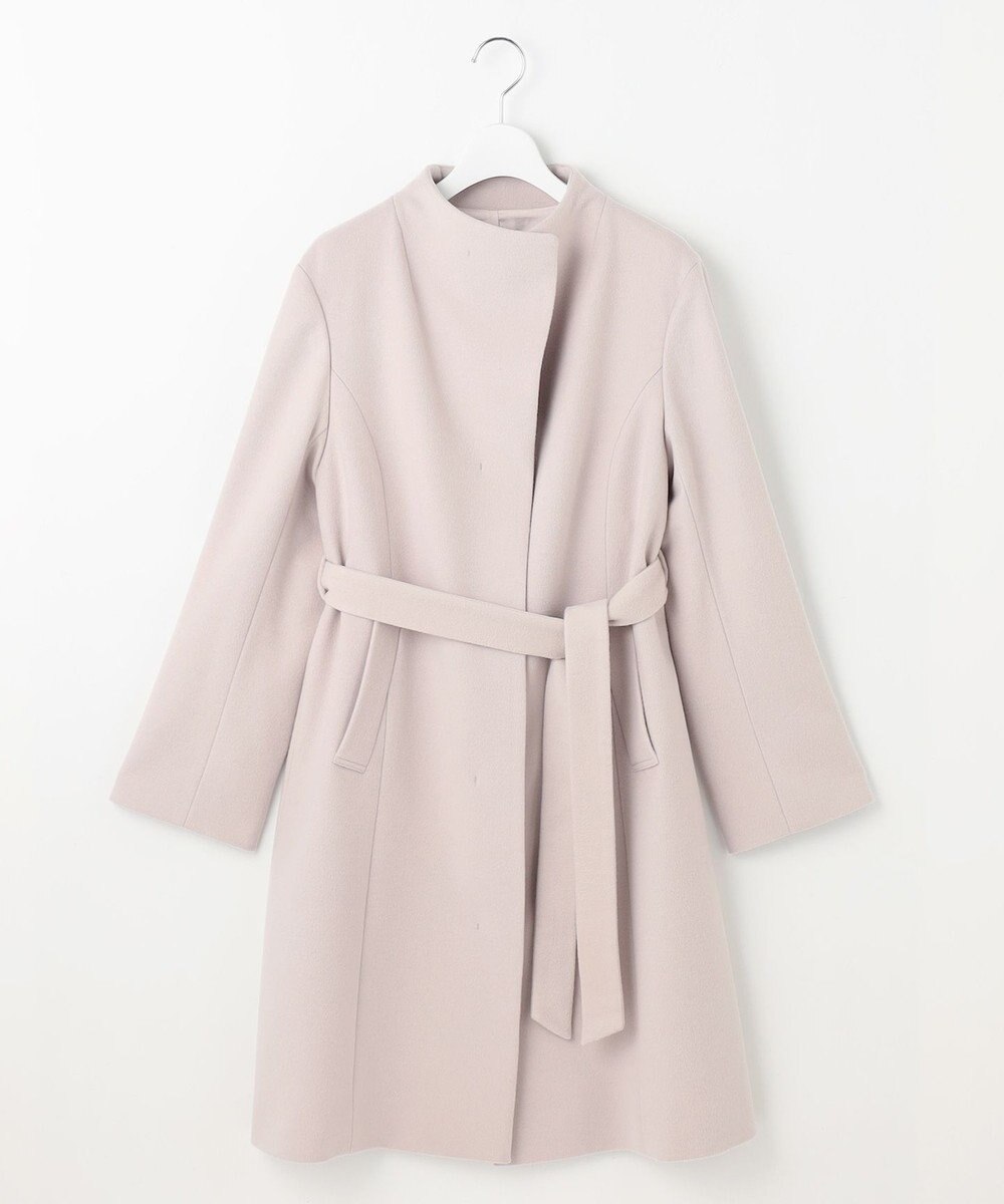 J.PRESS LADIES L Super150sAZAMIビーバー スタンドカラー コート 