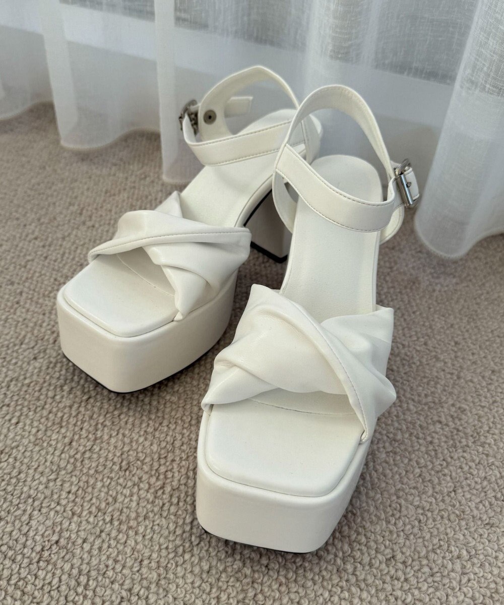 WEGO ストーム付きクロスヒールサンダル 